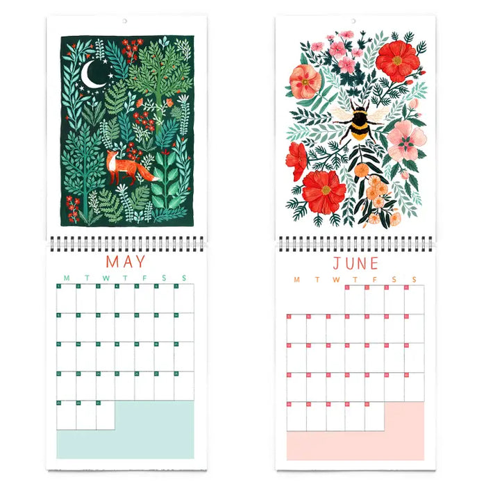 2023 Papio Press Animals & Florals Calendar