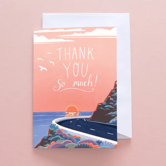 Thank You So Much Coast Greetings Card