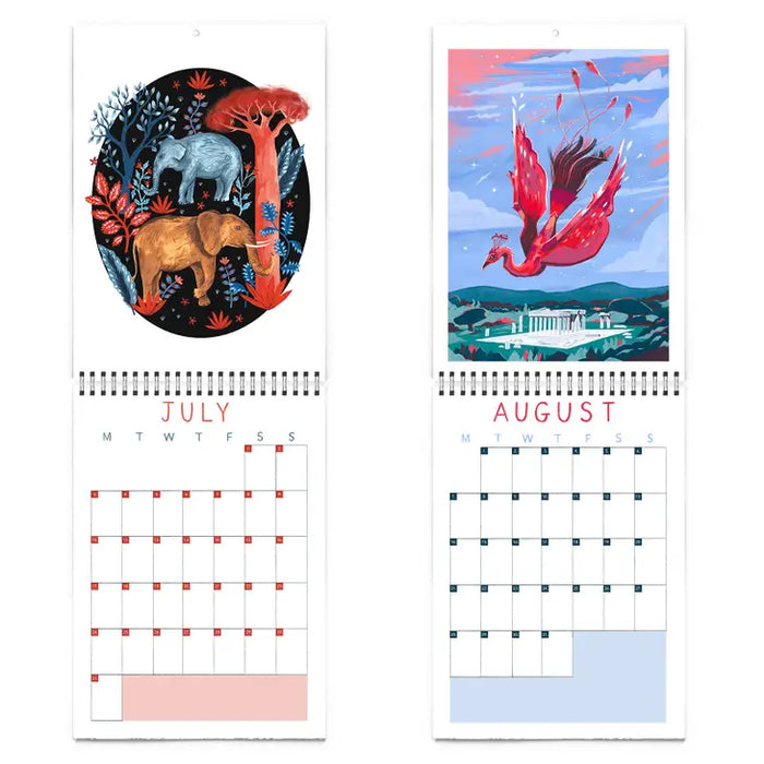 2023 Papio Press Animals & Florals Calendar