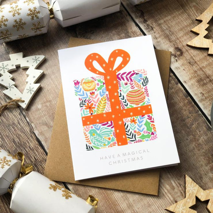 Magical Christmas Gift Greetings Card